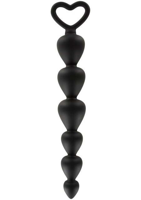 Scala - Łańcuszek analny, Czarny, 17.5 cm