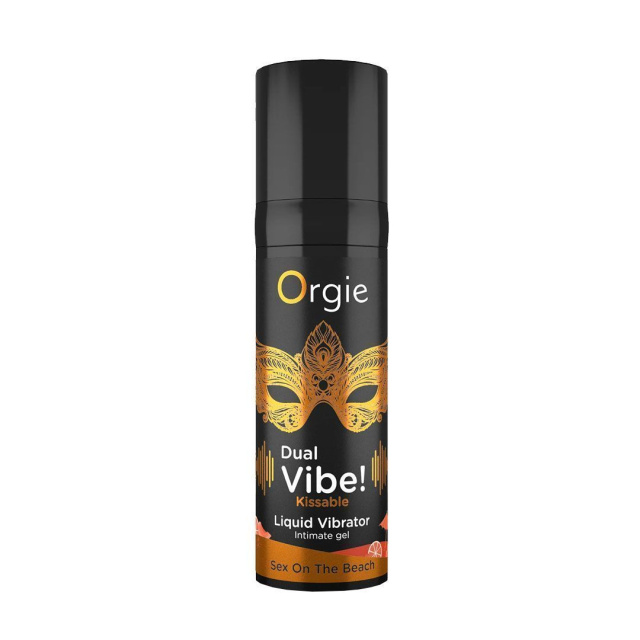 Рідкий вібратор Orgie DUAL VIBE! секс на пляжі, 15 мл