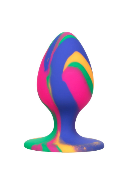 CalExotics Tie-Dye Plug Medium - Korek analny, Multi, 7.5 cm