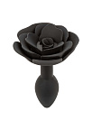 CalExotics Rose Anal Plug - Korek analny, Czarny, 7.5 cm, S