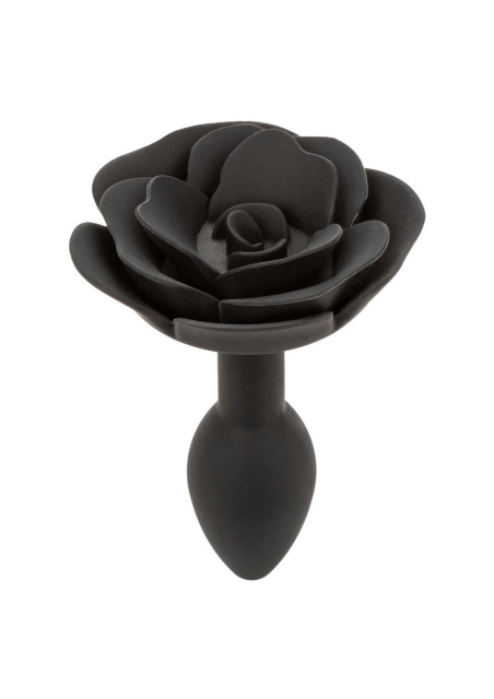 CalExotics Rose Anal Plug - Korek analny, Czarny, 7.5 cm, S