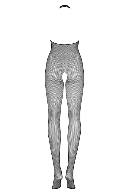 Бодістокінг з відкритими грудьми Obsessive N101, S/M/L (чорний)