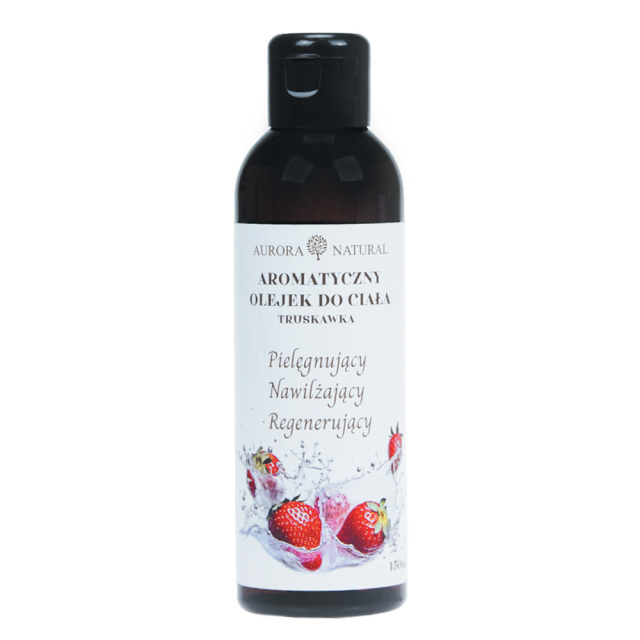 Aurora Aurora Naturals - Olejek do masażu, Truskawka, 150 ml