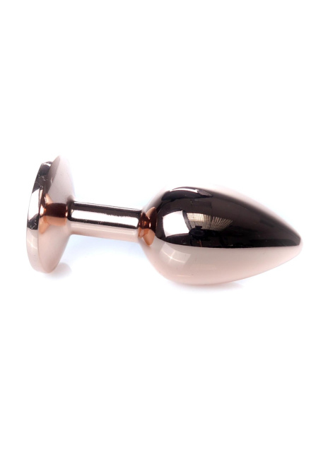 Анальна пробка з кристалом B - Series HeavyFun Plug-Jewellery, 7 см (синій)