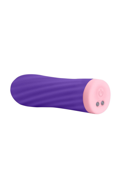 Wibrator łechtaczki Pleasures Bullets Twist & Shout, 8,5 cm (fioletowy)