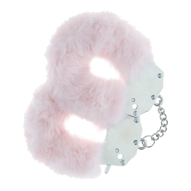 Наручники Ouch! Heavy-duty Fluffy Handcuffs (світло-рожевий)