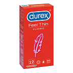 Презервативы Durex Feel Thin Classic, 12 шт.
