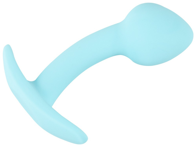 Cuties Mini Butt Plug - Korek analny, Niebieski, 7, 1 cm
