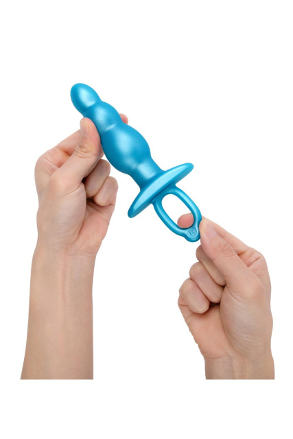 B-Vibe Butties - Korek analny, Niebieski, 14.3 cm