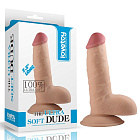 Фаллоимитатор The Ultra Soft Dude Flesh, 18 см (телесный)