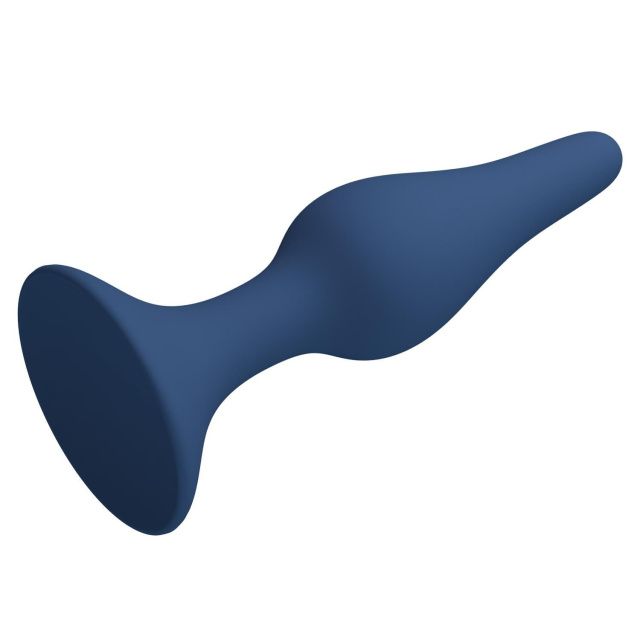 Mr. Play Slim Anal Plug - Korek analny, Niebieski, 12.4 cm