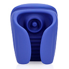 Мастурбатор с вибрацией Loveline Vibrating And Pulse Wave Stroker (синий)