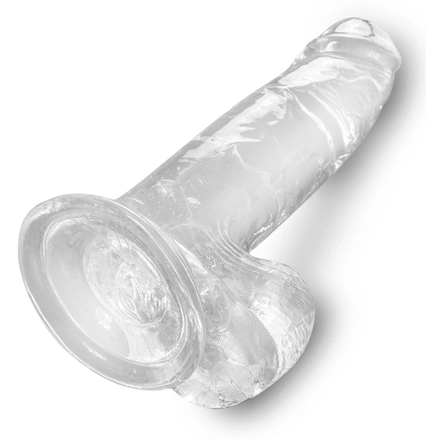 Pipedream King Cock 7 Inch - Dildo, Przezroczysty, 17.8 cm