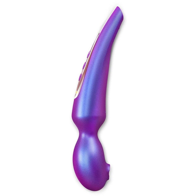 Love to Love Pleaser - Masażer łechtaczki, Niebieski, 22.6 cm