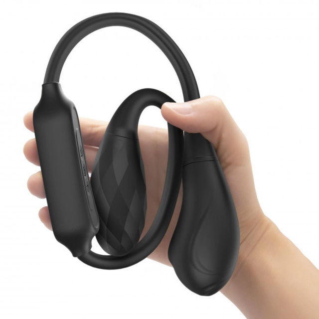 Двухсторонний вибромассажер Dorcel Dual Explorer, 55,7 см (черный)