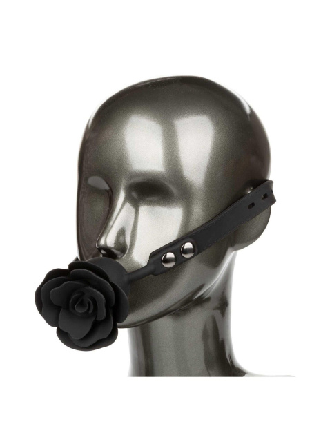 CalExotics Removable Rose - Knebel z kulką, Czarny