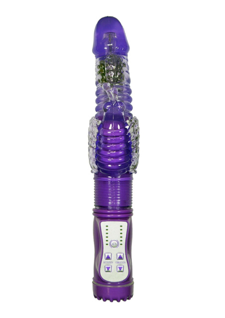 Wibrator królik Boss Series Rabbit Massager, 24.5 cm (fioletowy)