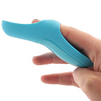 Вібратор на палець Satisfyer Teaser, 12 см (блакитний)