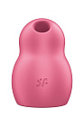 Вакуумный стимулятор клитора с вибрацией Satisfyer Pro To Go 1 (красный)