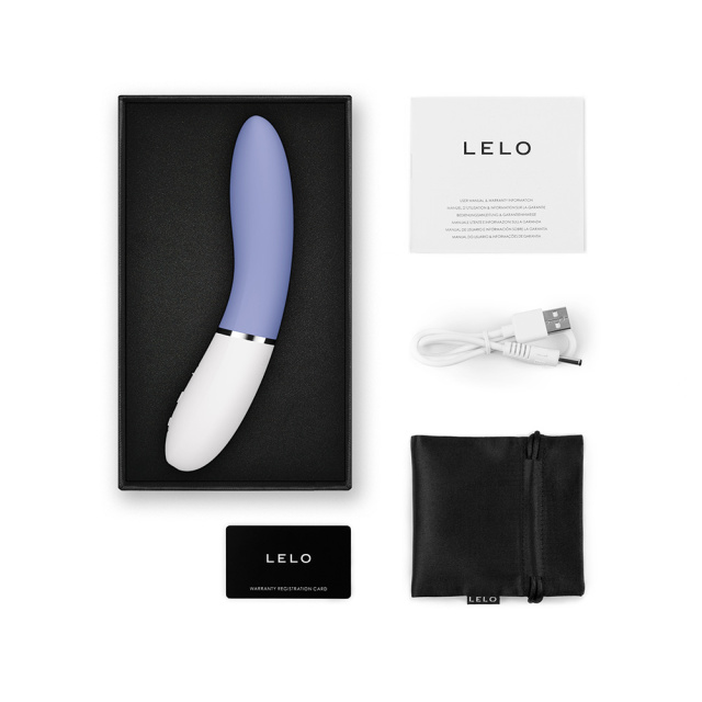Вібратор Lelo Liv 3, 17 см (блакитний)