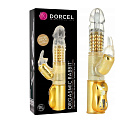 Вібратор кролик Dorcel Orgasmic Rabbit, 25 см (золотий)