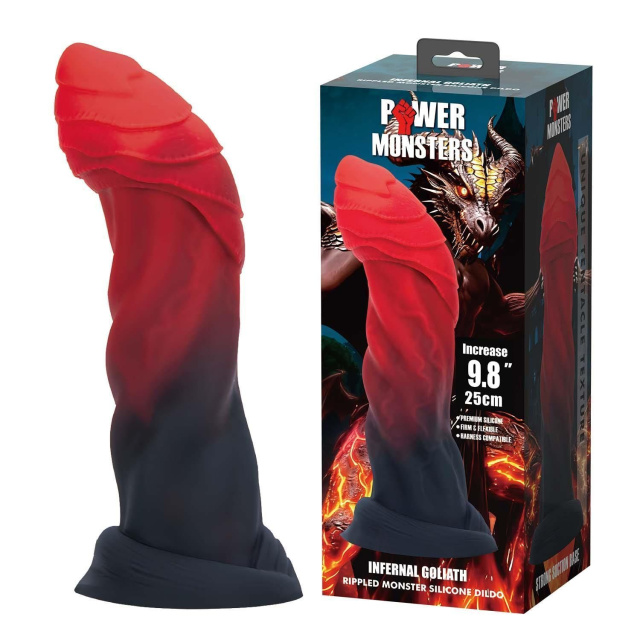 BAILE Infernal Goliath - Dildo, Multi, 25 cm