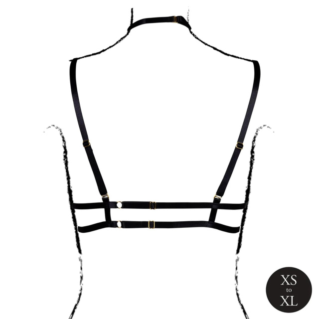 Бюстгальтер Le Désir Open Cup Triangle Bra, XS–XL (черный)