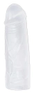 Насадка на пенис Super Dick Sleeve, 16 см (прозрачный)