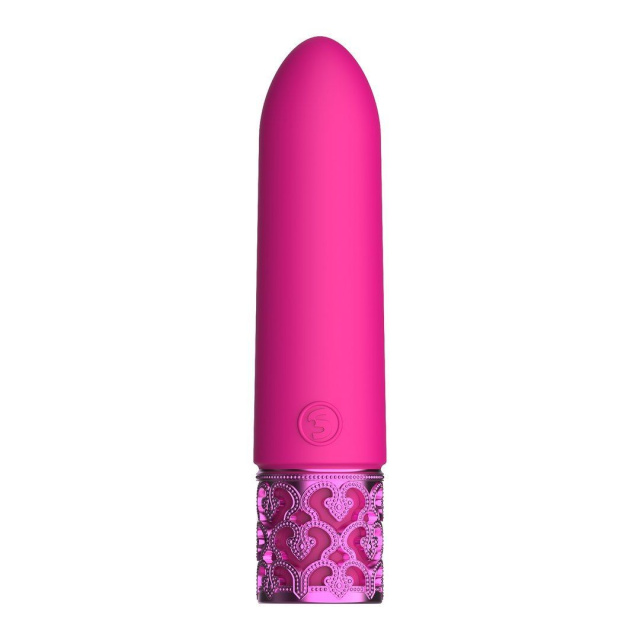 Mini wibrator Royal Gems Imperial, 10 cm (różowy)