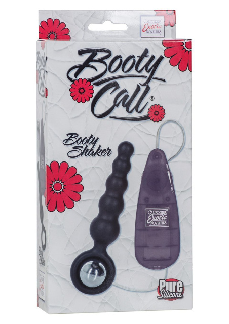 CalExotics Booty Call Booty Shaker - Korek analny, Czarny, 10, 3 cm