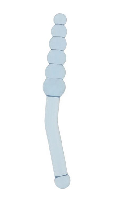 Seven Creations Ex Anal Angler - Stymulator analny, Niebieski, 23 cm