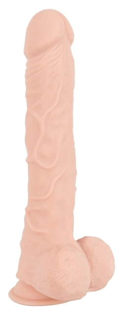 Фаллоимитатор Nature Skin Large Bendable, 29.5 см (телесный)