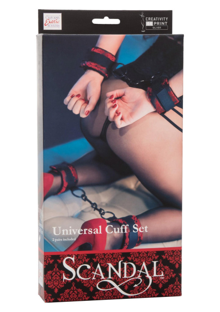Наручники Calexotics Scandal Universal Cuff Set (черный)