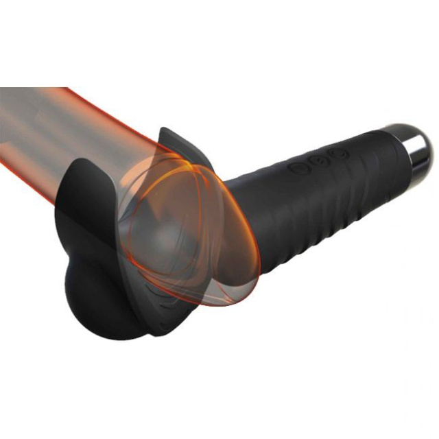 Masturbator z wibracjami Man.Wan Man Wand (czarny)