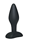 Анальна пробка Black Velvets, 9 см (чорний)