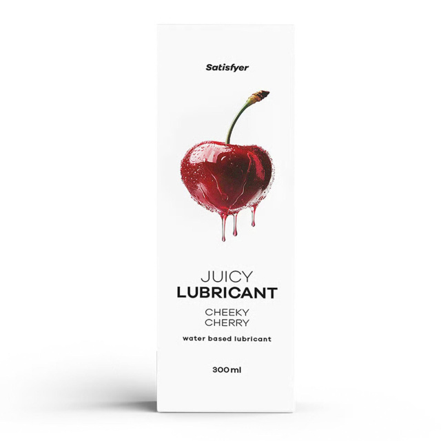 Лубрикант на водній основі Satisfyer Juicy Booty Cheeky Cherry, 300 мл