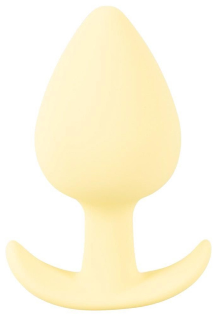 Cuties - Korek analny, Żółty, 6, 5 cm