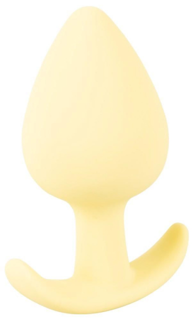 Cuties - Korek analny, Żółty, 6, 5 cm