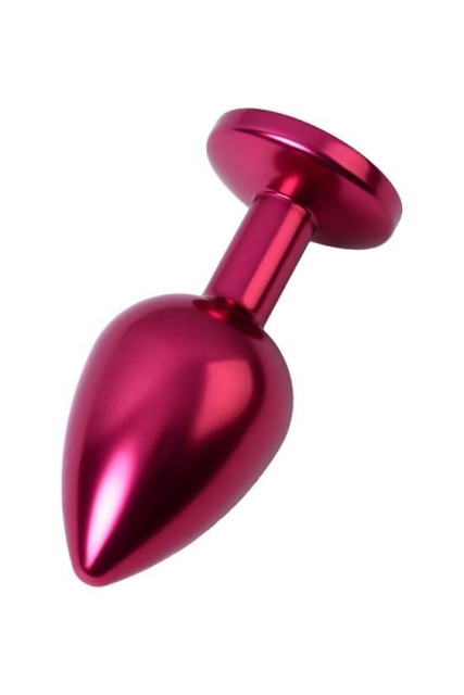 Toyfa Korek analny z kryształem - Korek analny, Czarny, 8.2 cm