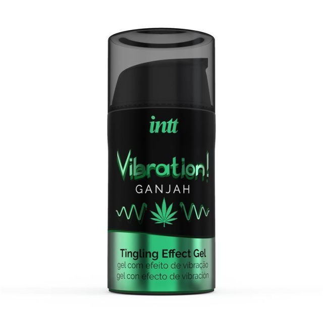 Рідкий вібратор з ароматом конопель Intt Vibration, 15 мл