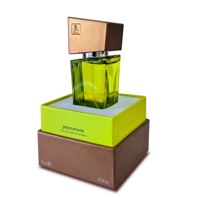 Духи женские с феромонами Shiatsu Pheromone Fragrance Women Lime, 15 мл