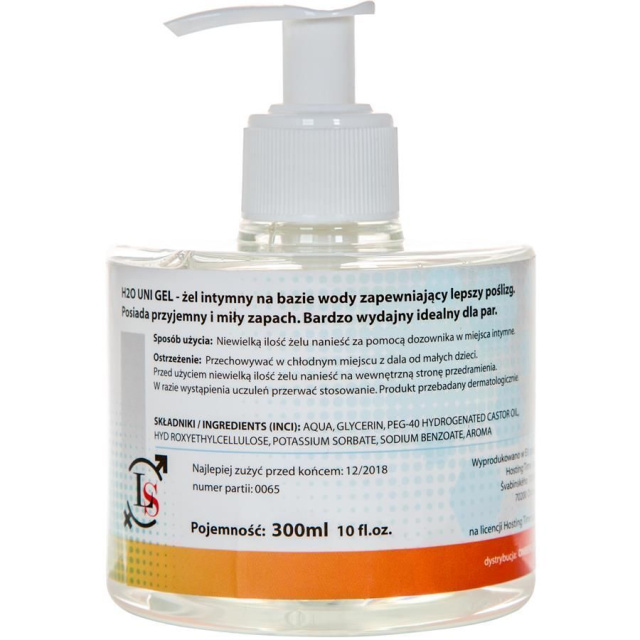 LoveStim H2O Uni Gel - Lubrykant, 300 ml