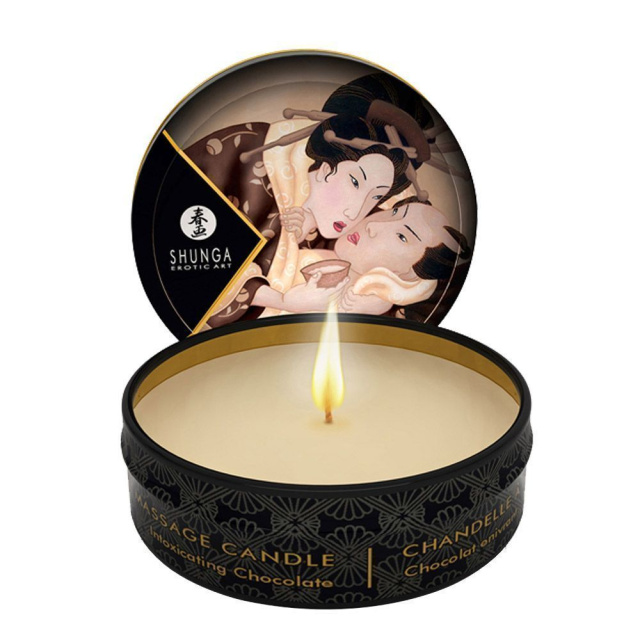 Масажна свічка Shunga Massage Candle шоколад, 30 мл
