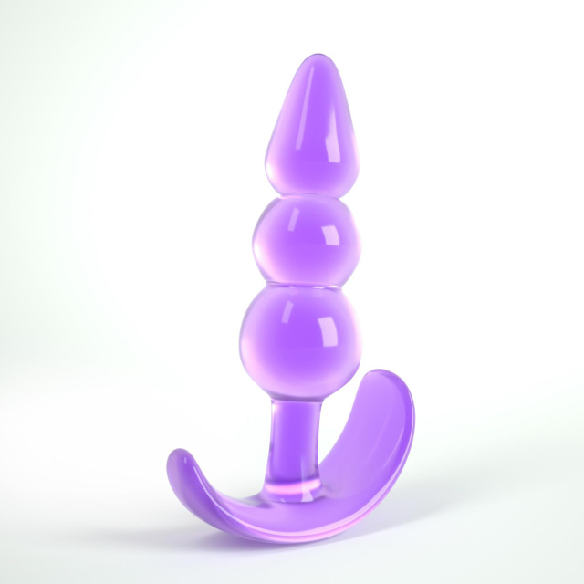 Crushious The Plunger Anal - Korek analny, Fioletowy, 11 cm