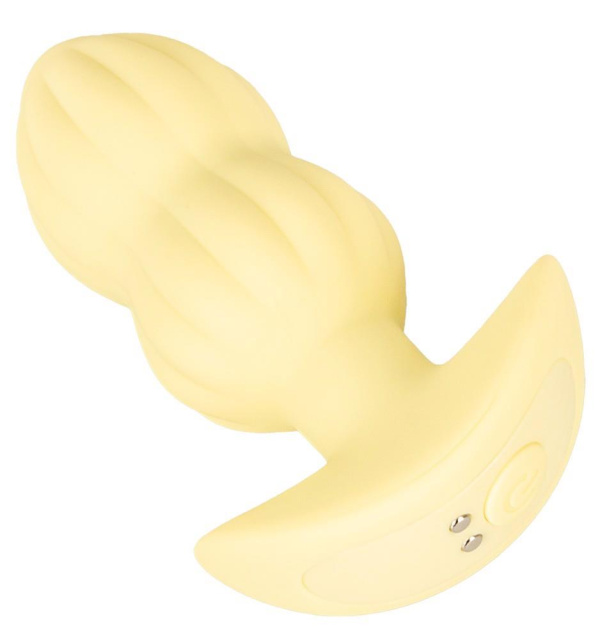 Анальна пробка Cuties Mini Butt Plug, 8 см (жовтий)