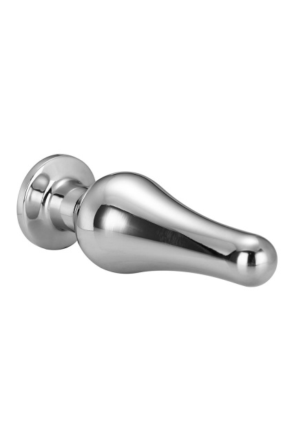 Dreamtoys Gleaming Love Pleasure Plug - Korek analny, Srebro, 12.7 cm