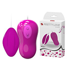 Виброяйцо Pretty Love Avery Vibrating Egg, 5,8 см (фиолетовый)