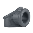 Ерекційне кільце Boners Liquid Silicone 2 in 1 Ballstretcher (сірий)