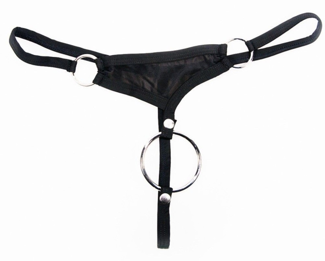 Сексуальные трусы Svenjoyment Men's String, S (черный)