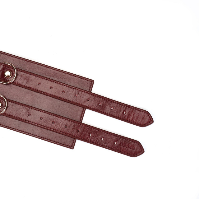 Бондажний пояс Liebe Seele Wine Red Waist Belt, M (бордовий)